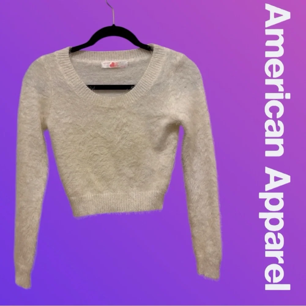 American Apparel fuzzy cropped top - Picture 13 of 14